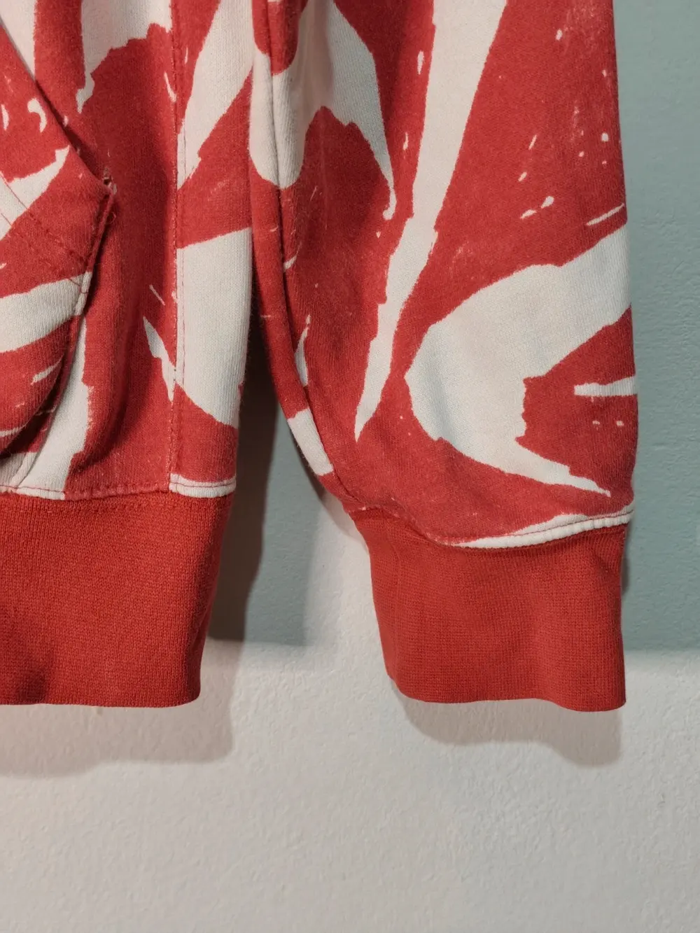 Sudadera con Capucha Nike All-Over Swoosh Print Roja/Blanca - Talla XS, foto 2