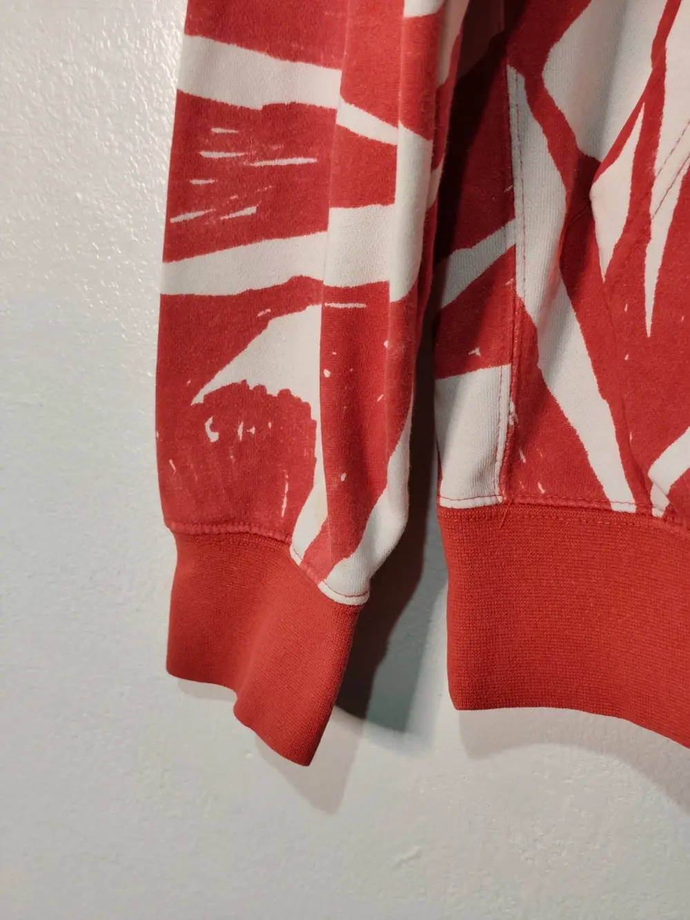 Sudadera con Capucha Nike All-Over Swoosh Print Roja/Blanca - Talla XS, foto 3