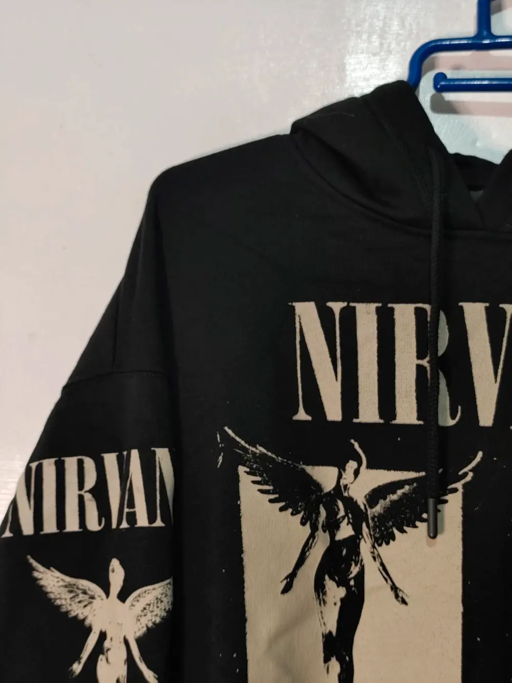 Sudadera Capucha Nirvana x Bershka "In Utero" Negra - Talla S unisex, foto 4