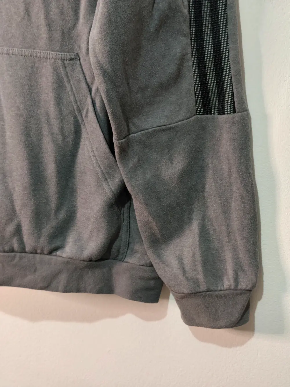 Sudadera con capucha Adidas badischer fußballverband bfv ensinger gris con capucha talla L, foto 2