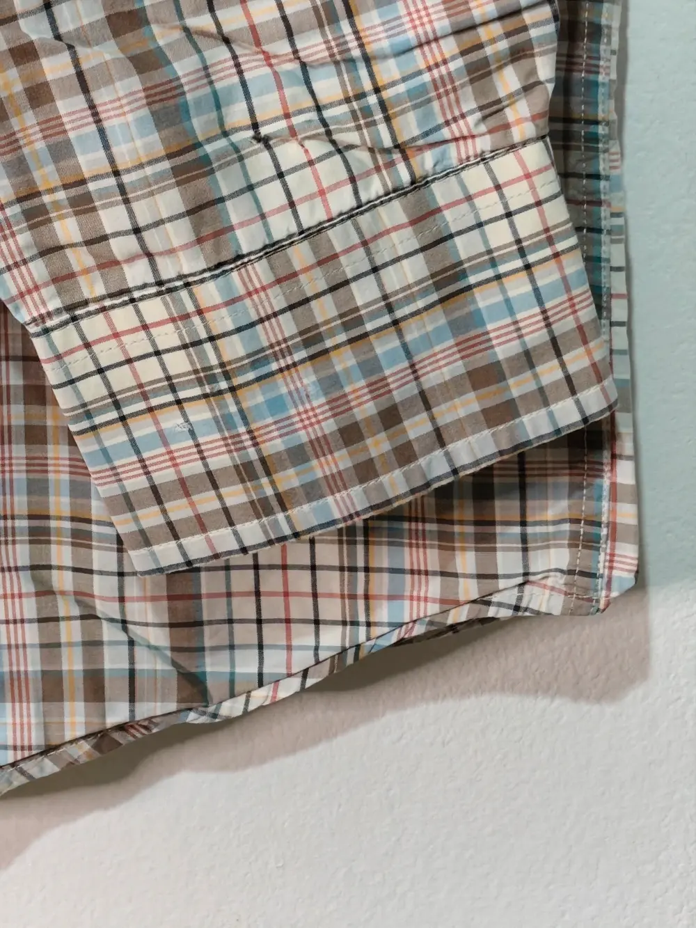 Camisa manga larga Gant usa ivy 50's poplin sport fit cuadros talla L sirve para XL ver medidas, foto 2