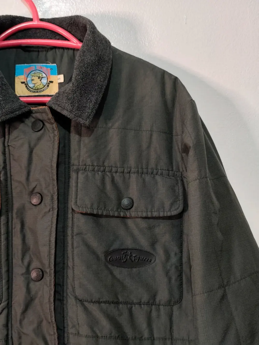 Chaqueta acolchada forro polar vintage Coronel Tapioca talla S, foto 4