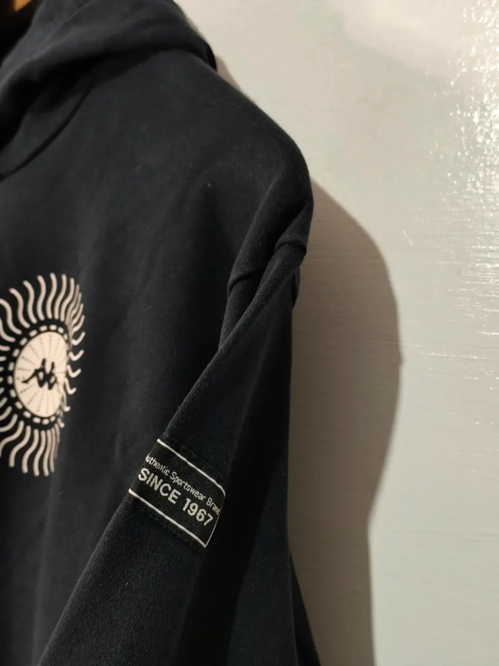 Sudadera con capucha Kappa logo sol mini oversize talla M unisex ver medidas, foto 5
