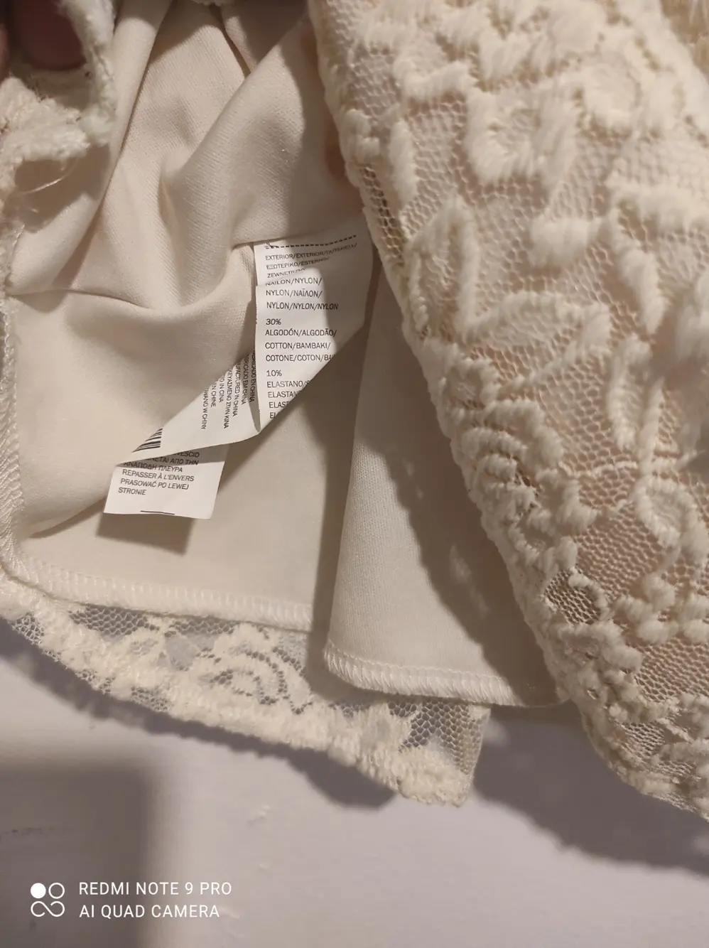 Falda corta Tricot suite Blanco, foto 4
