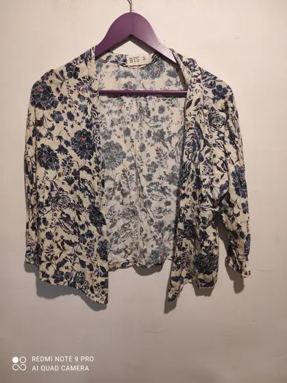 Camisa abierta 3/4 BTS