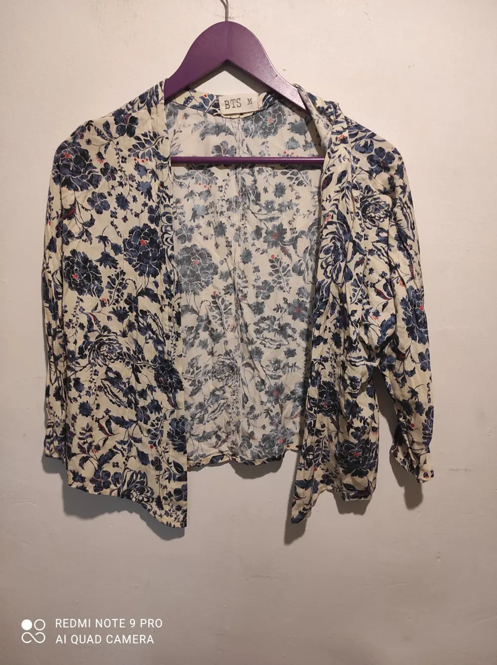 Camisa abierta 3/4 BTS