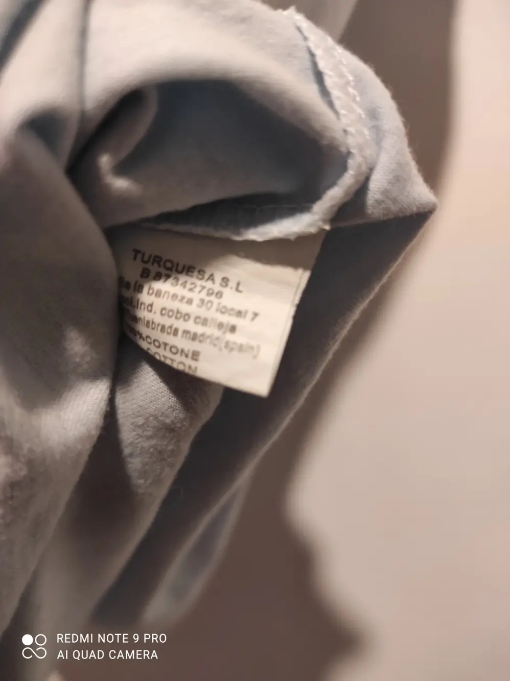Camiseta Blusa pijama sin mangas Turquesa, foto 4