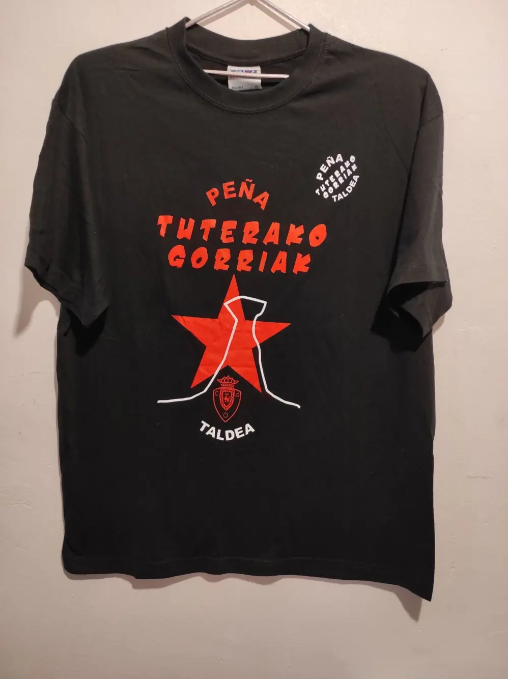 Camiseta manga corta Sol's tuterako gorriak