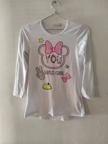 Camiseta manga larga fashion