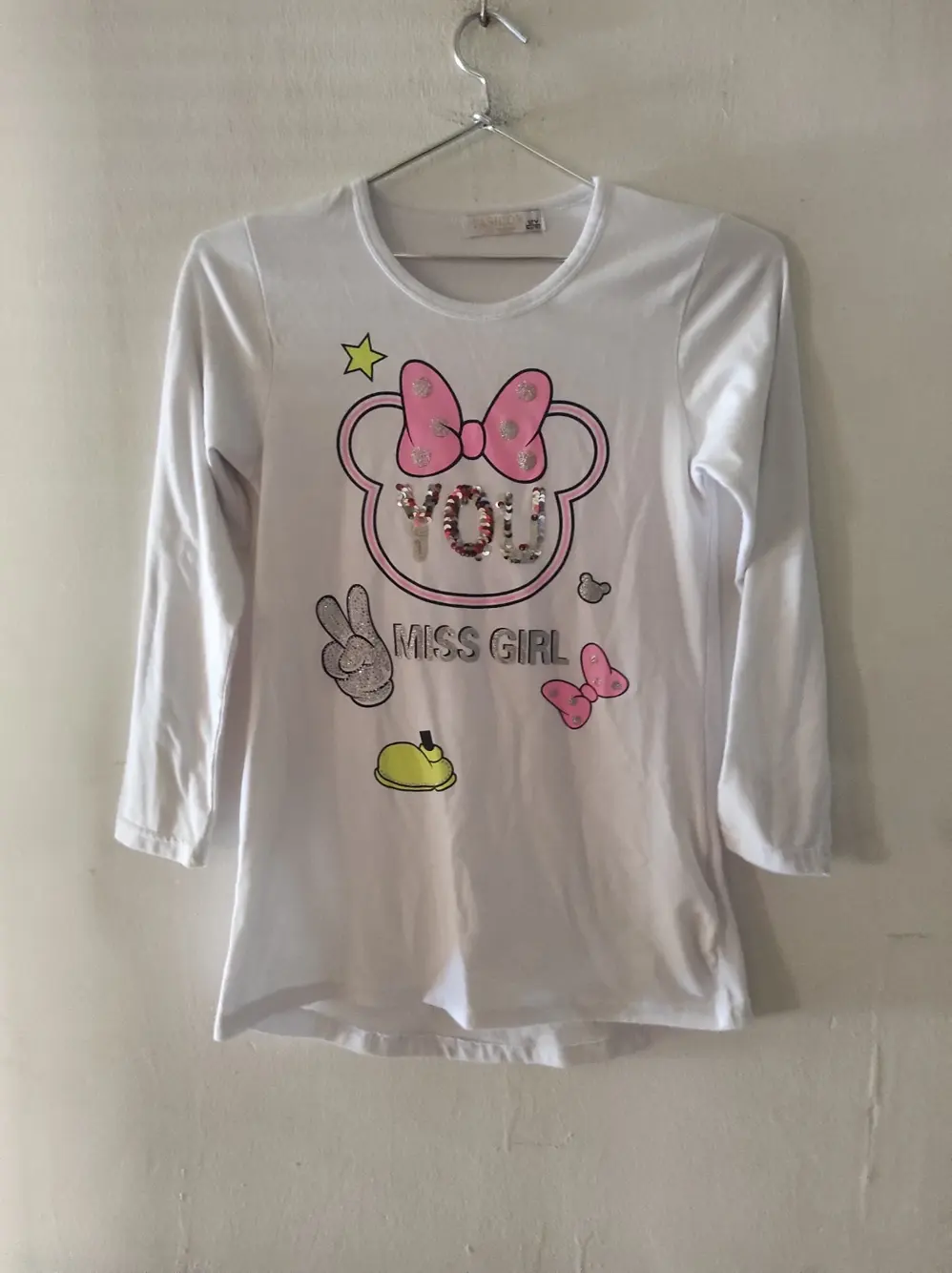 Camiseta manga larga fashion