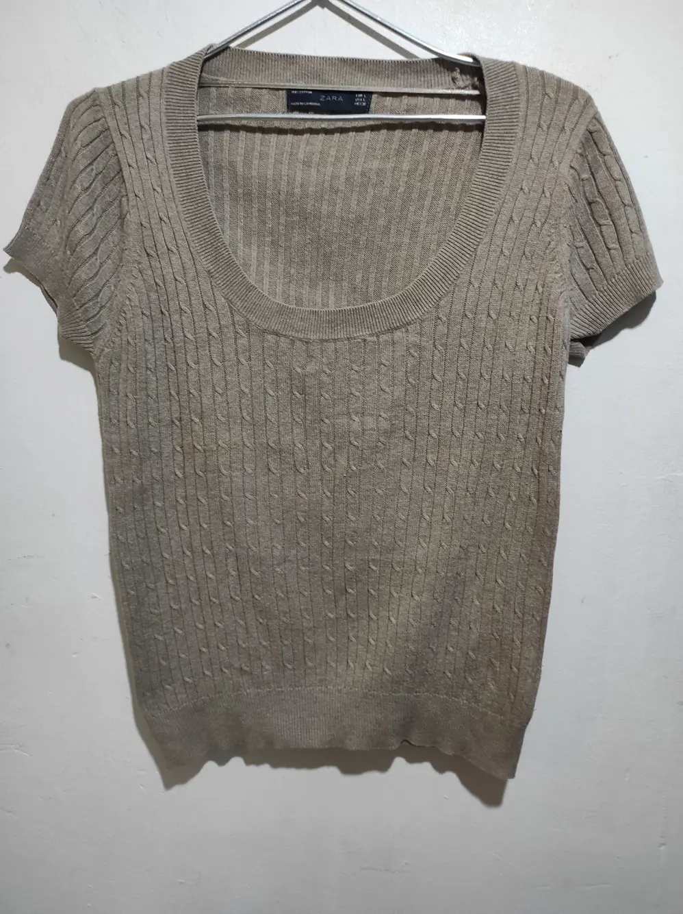 Sueter manga corta Zara