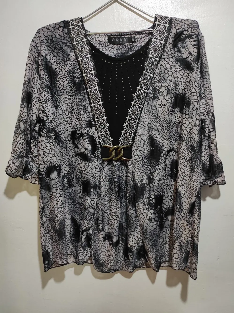 Blusa manga 3/4 B.R.N.X