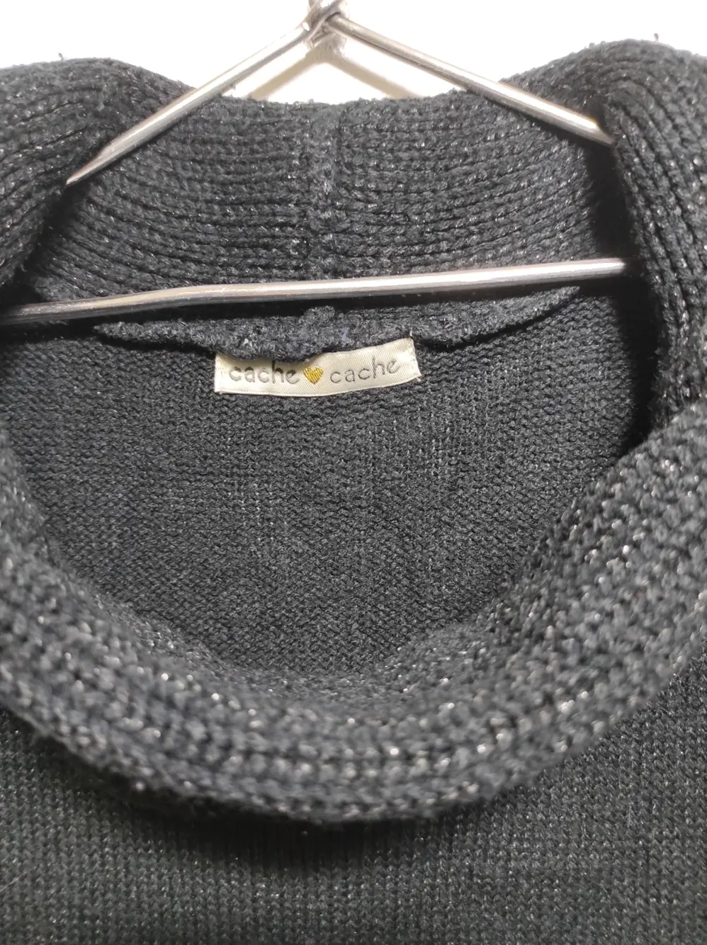 Jersey cuello alto sin mangas cache cache talla 3, foto 2