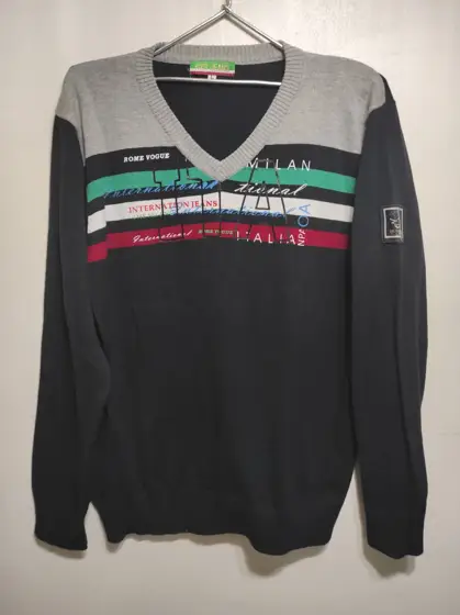 Jersey cuello de pico GX3 jeans talla L