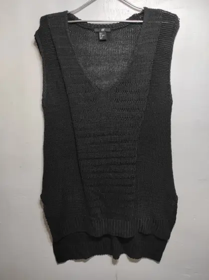 Jersey largo sin mangas H&M talla S