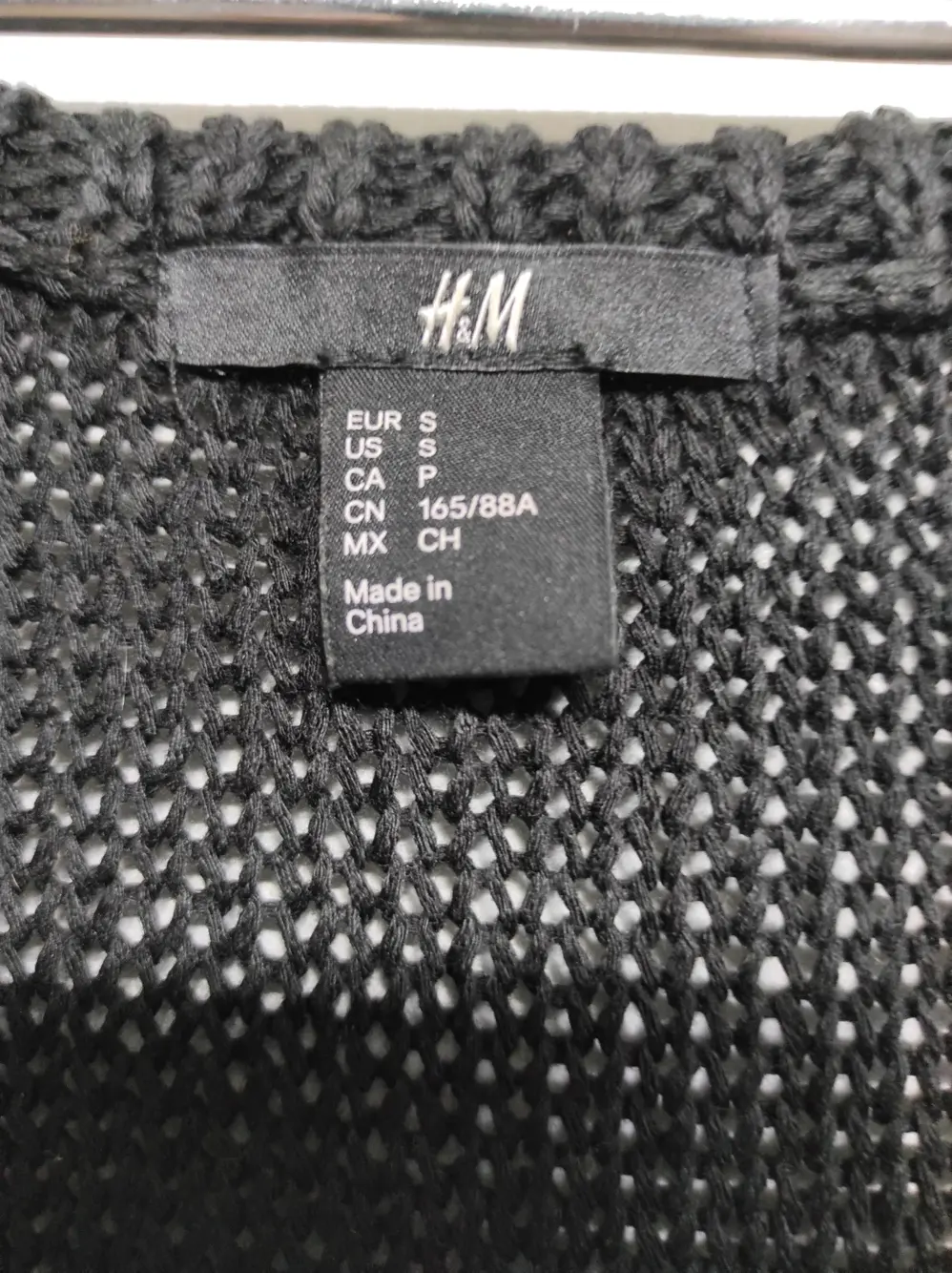 Jersey largo sin mangas H&M talla S, foto 4