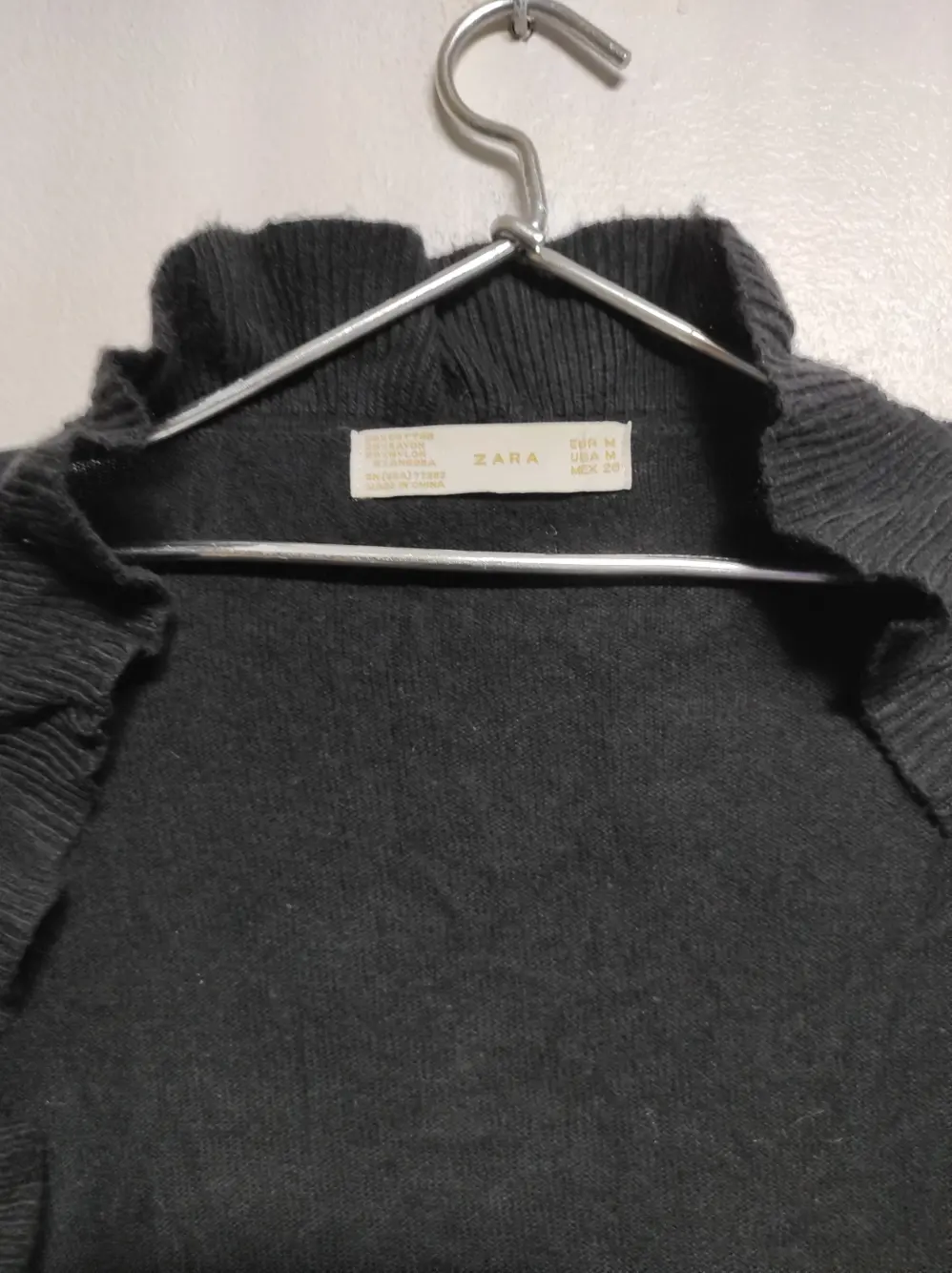 Jersey fino abierto Zara talla M, foto 3