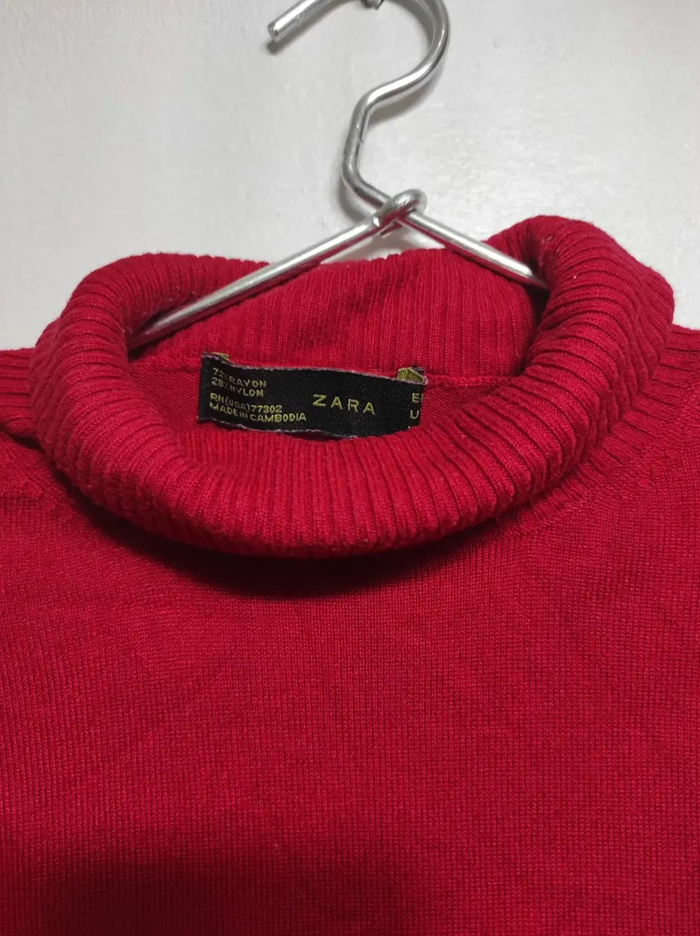 Jersey fino cuello alto Zara talla M, foto 5