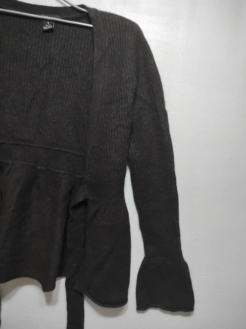 Jersey Cardigan abierto Sfera con puño amplio, talla S, foto 2
