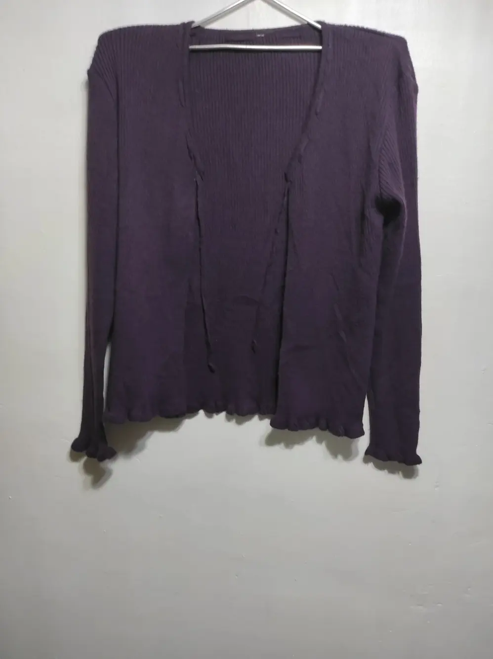 Jersey fino abierto tienda local talla M
