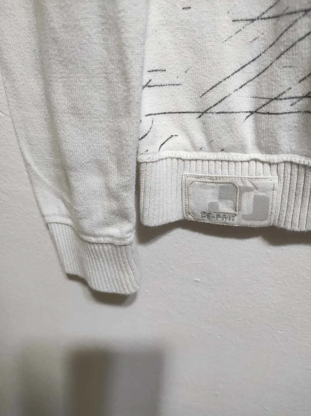 Jersey fino cuello de pico Esprit talla L, foto 4