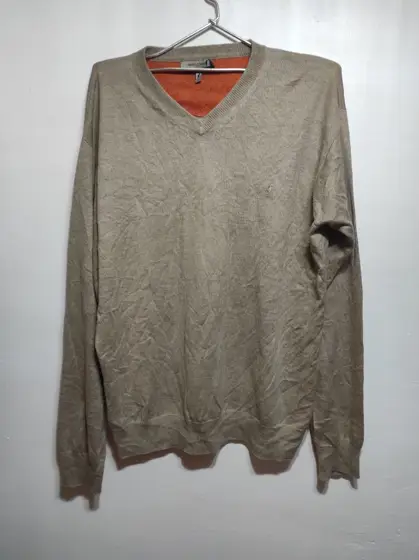 Jersey fino cuello de pico gentleman farmer 30%lana talla 3