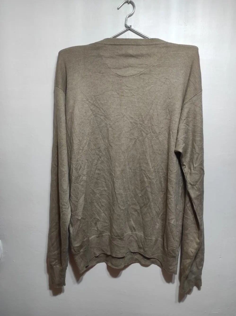 Jersey fino cuello de pico gentleman farmer 30%lana talla 3, foto 5