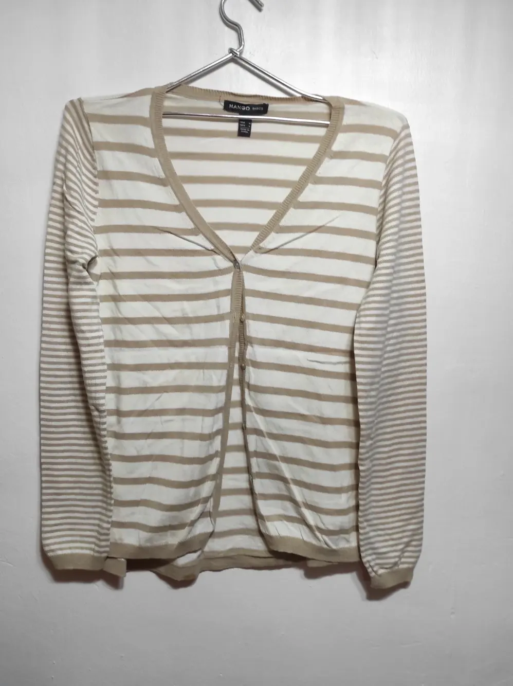 Jersey fino cardigan de botones Mango talla L
