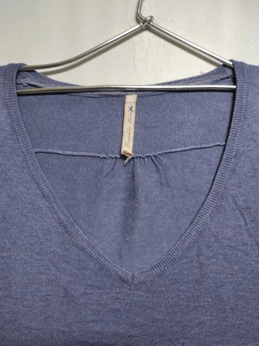 Jersey fino cuello de pico Bershka knitwear talla L, foto 2