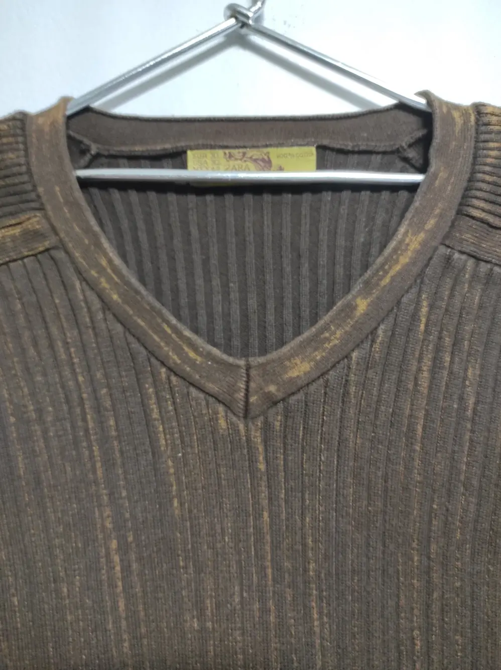 Jersey cuello de pico Zara talla XL, foto 3
