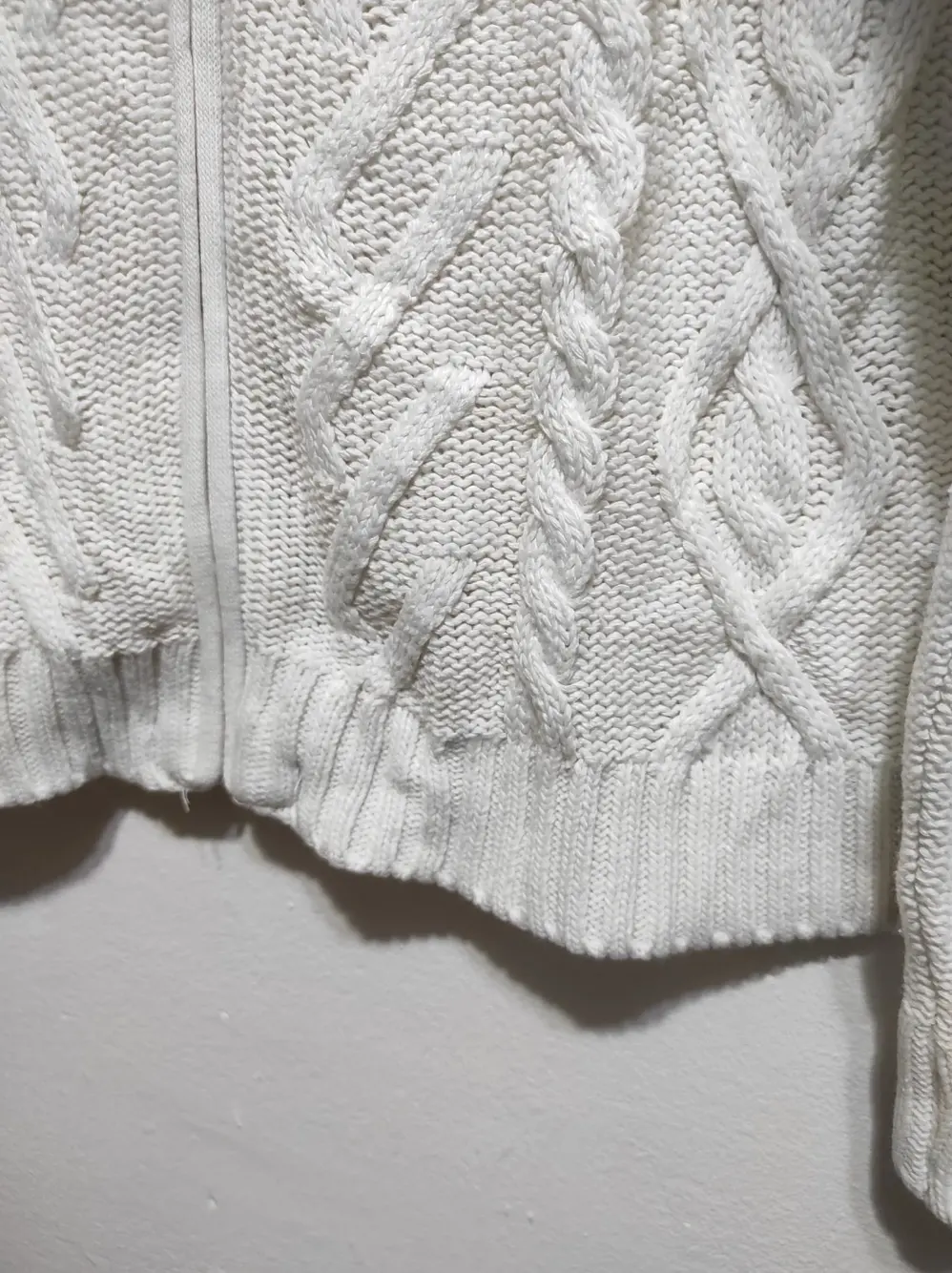 Jersey cardigan con cremallera Afibel talla uk20 XL, foto 3