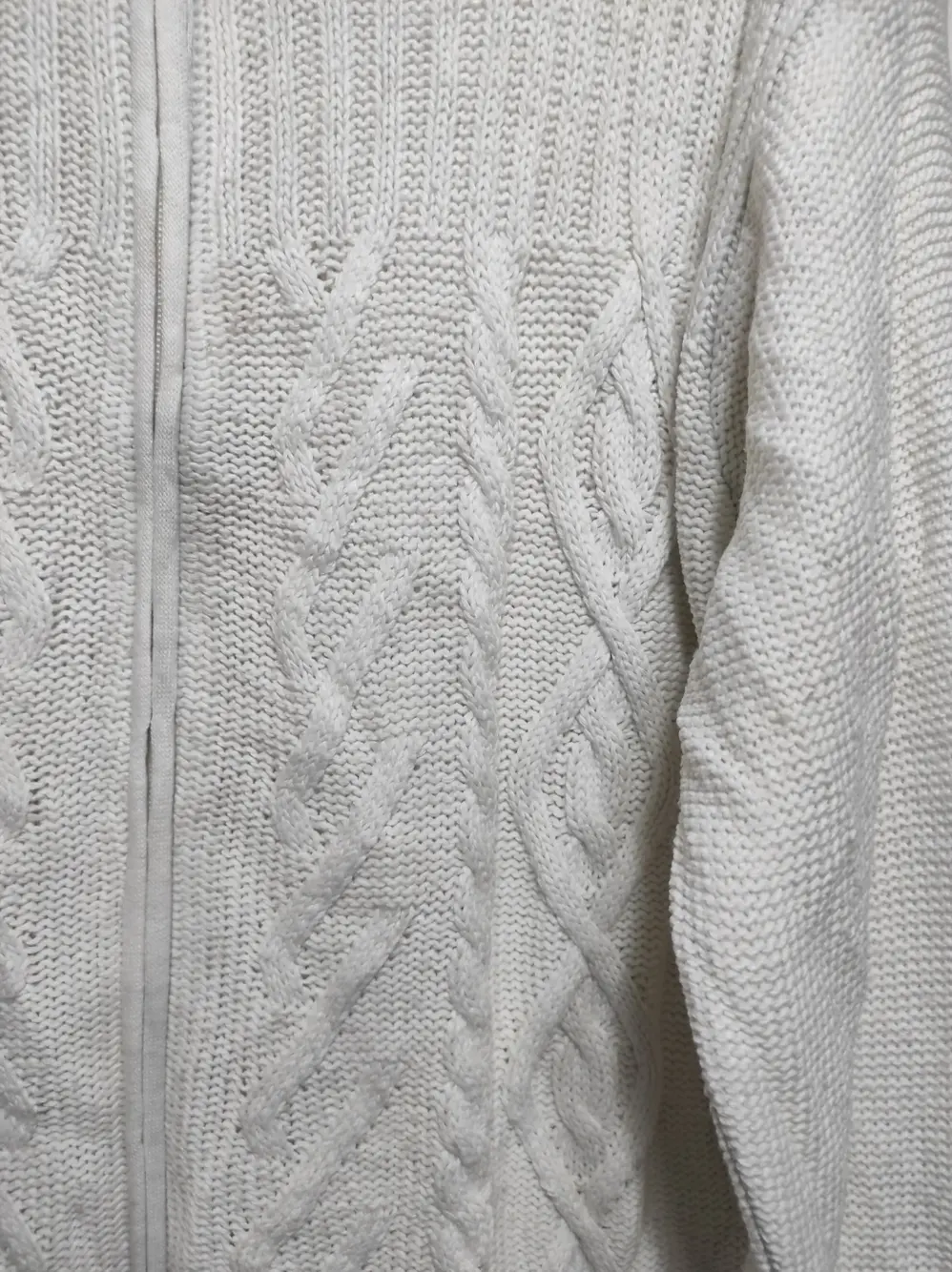 Jersey cardigan con cremallera Afibel talla uk20 XL, foto 4