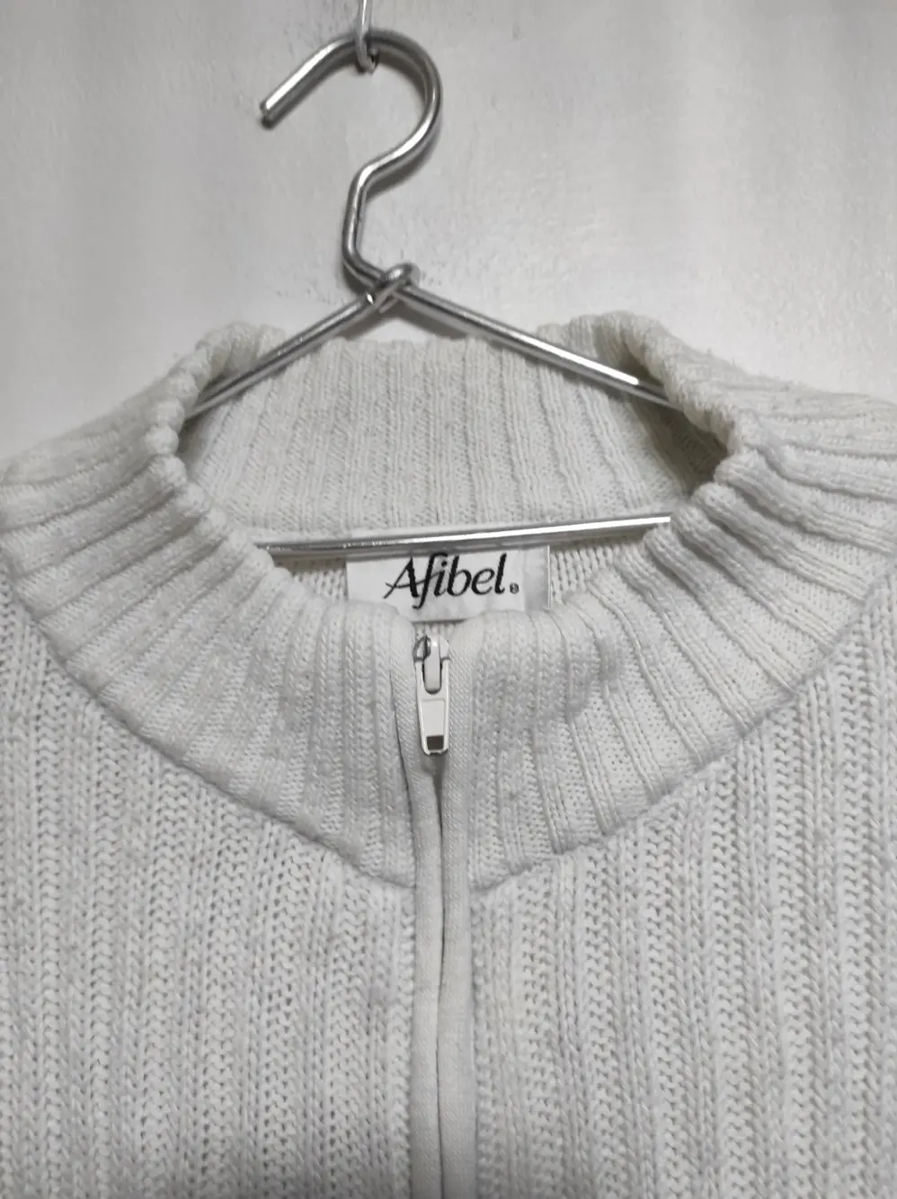 Jersey cardigan con cremallera Afibel talla uk20 XL, foto 5