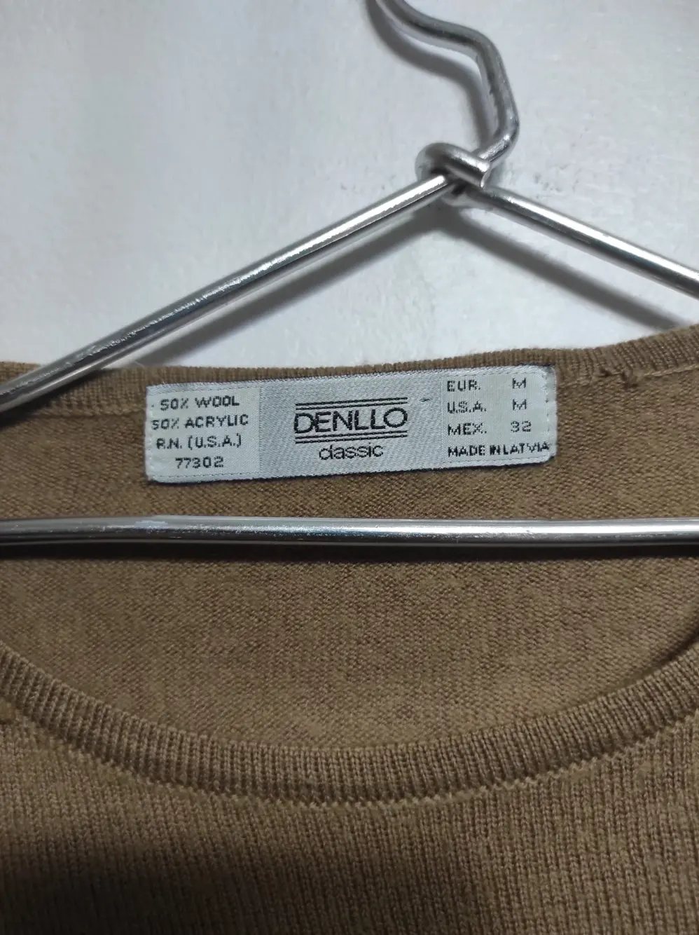 Jersey cuello redondo 50%lana Denllo talla M, foto 5