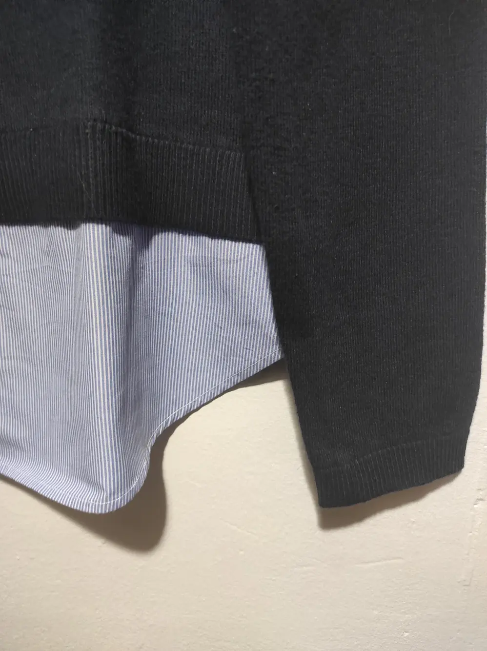 Jersey con detalles en camisa camaïeu talla unica, foto 3
