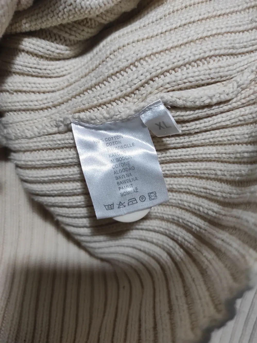 Jersey cardigan cuello alto Yessica XL, foto 5