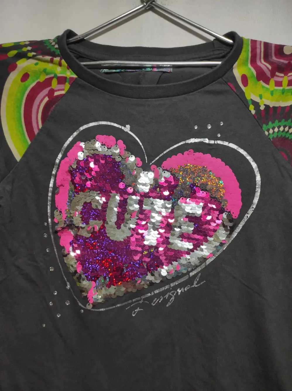 Camiseta manga larga Desigual talla 9/10 años, foto 3