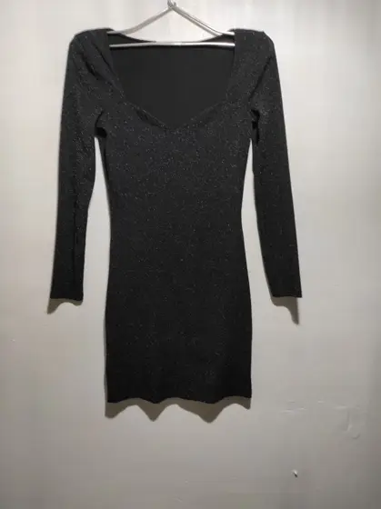 Vestido negro Mango talla S
