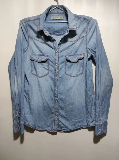Camisa vaquera Pull & Bear talla S
