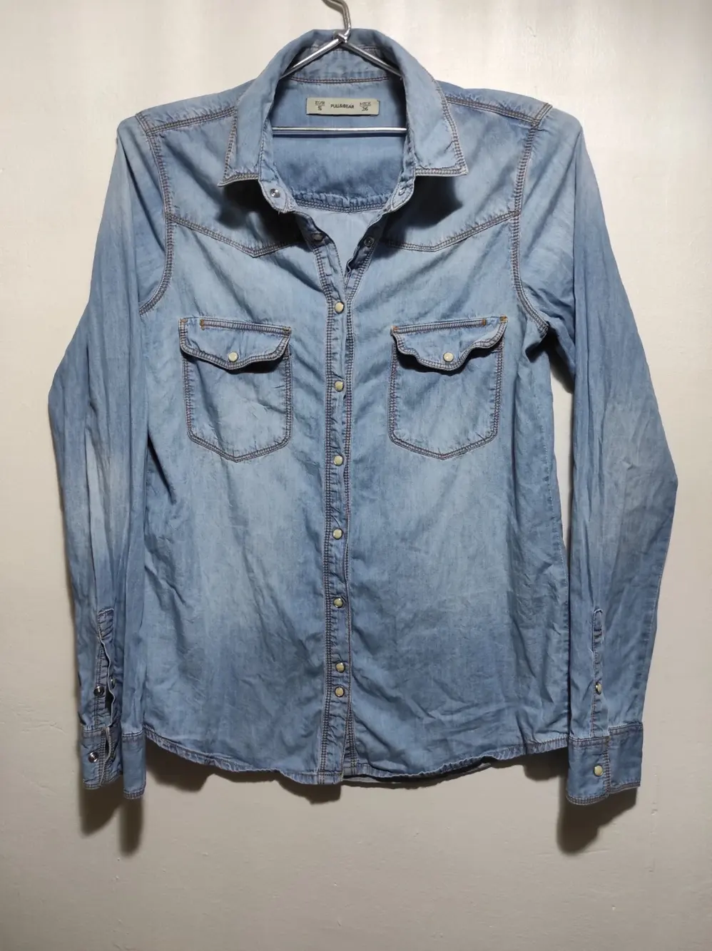 Camisa vaquera Pull & Bear talla S