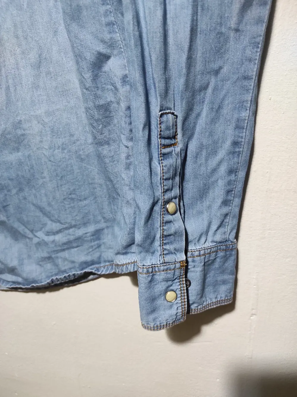 Camisa vaquera Pull & Bear talla S, foto 3