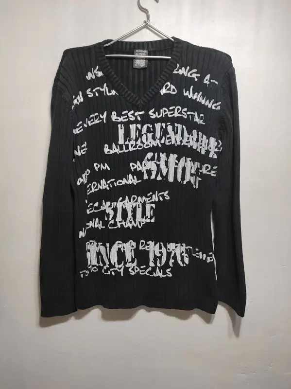 Jersey cuello de pico Smog talla XL