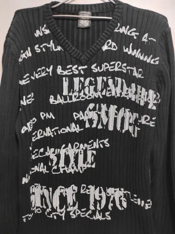 Jersey cuello de pico Smog talla XL, foto 3
