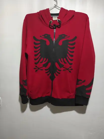 Sudadera con capucha y cremallera Albania talla 38"