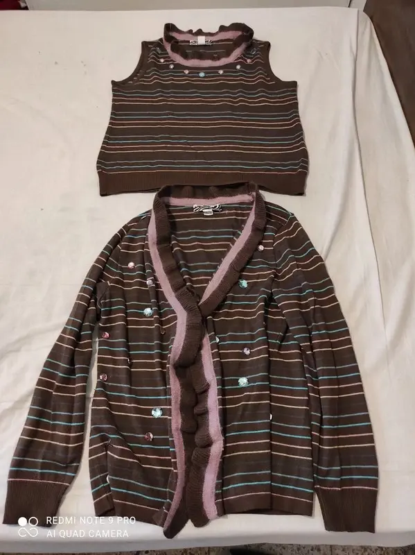 Conjunto Jersey y chaleco Roberto Naldi talla 4xl