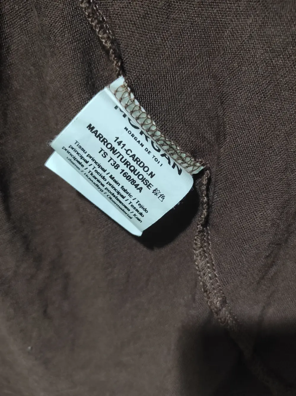 Jersey fino sin mangas cardigan Morgan talla S, foto 4