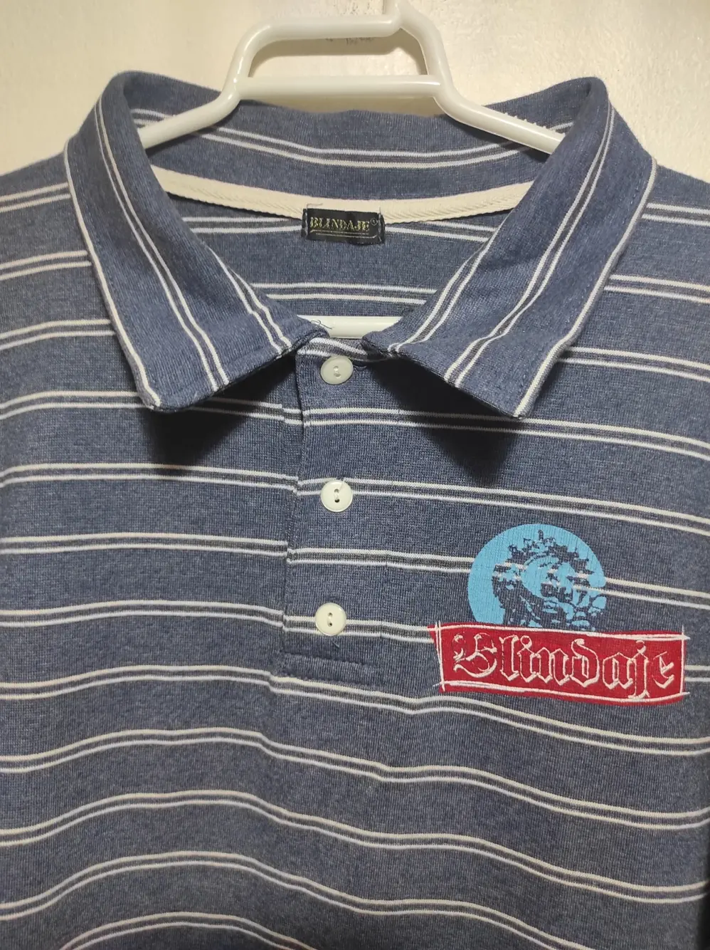 Polo manga corta vintage Blindaje talla XL sirve para L, foto 2