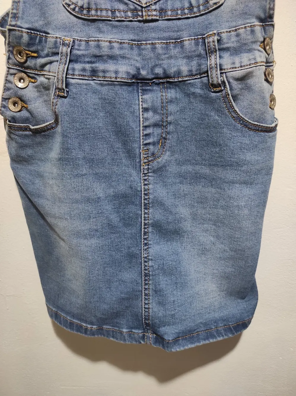 Mono vaquero de verano fashion wear talla 40 S ver fotos medidas, foto 4