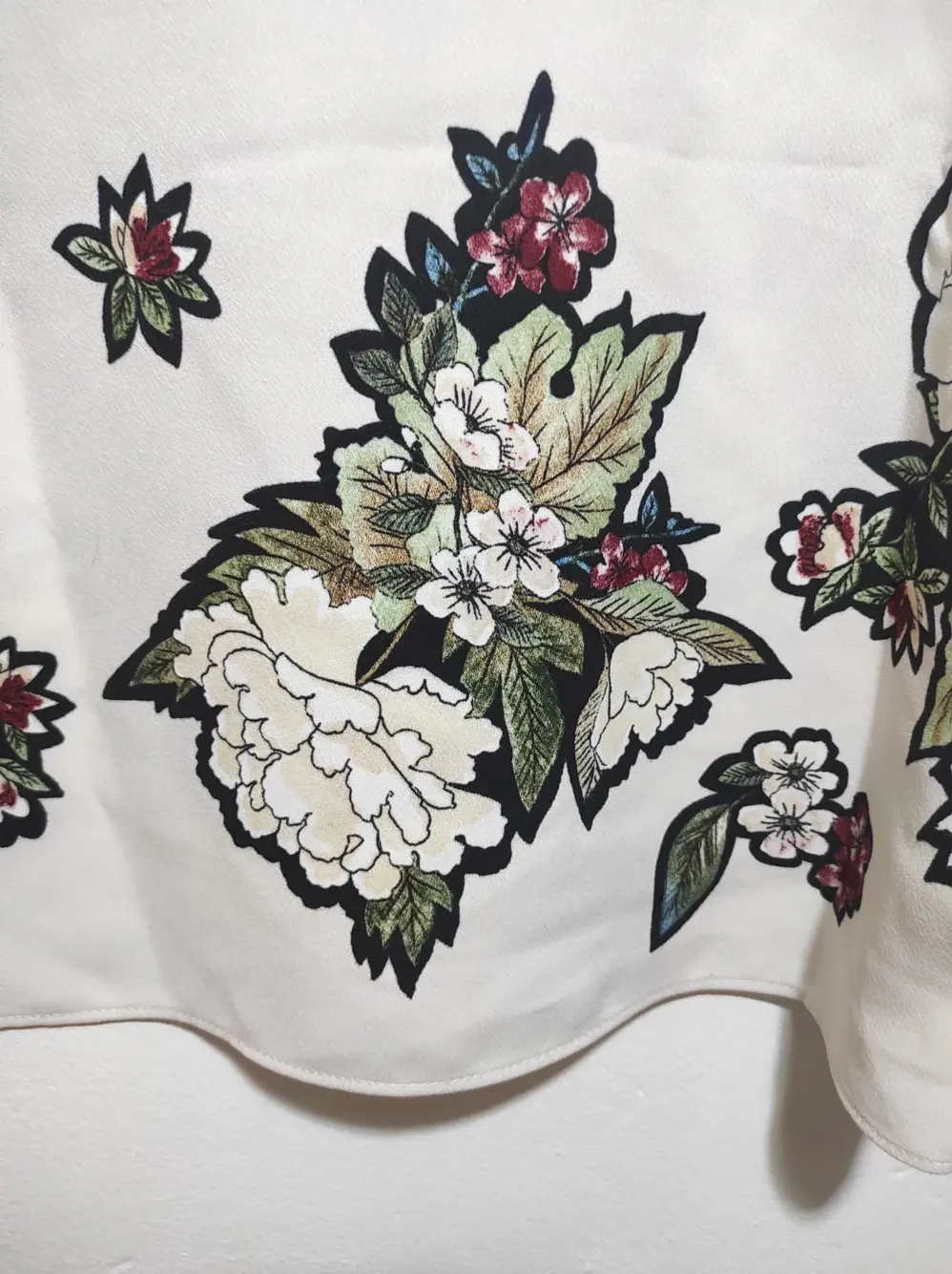 Blusa Zara manga ancha talla S, foto 4
