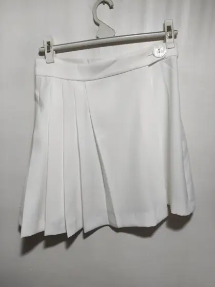 Falda acampada con cremallera Zara woman talla S